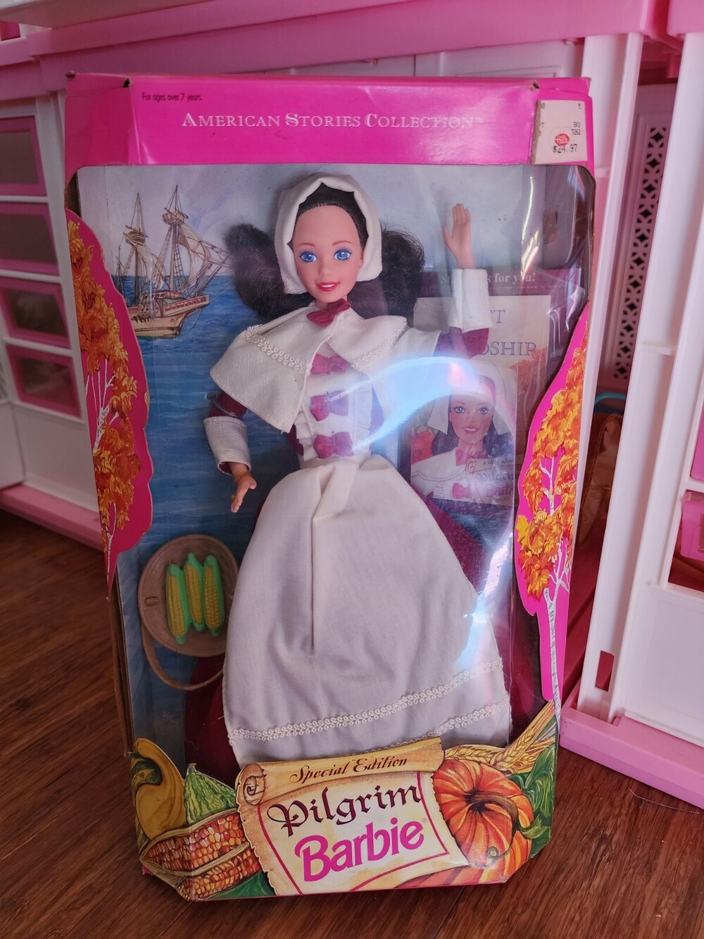 Barbie Doll Collector Edition American Stories Series Pilgrim Mattel Vintage New